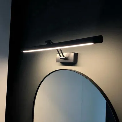 Vtw Living - Spiegellamp - Spiegelverlichting - Zwart - 55 cm 2