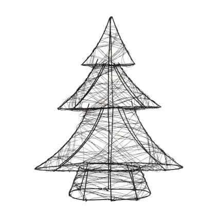 ECD Germany LED-deco kerstboom met 30 warmwitte LED's, 40 cm hoog, metaal 3
