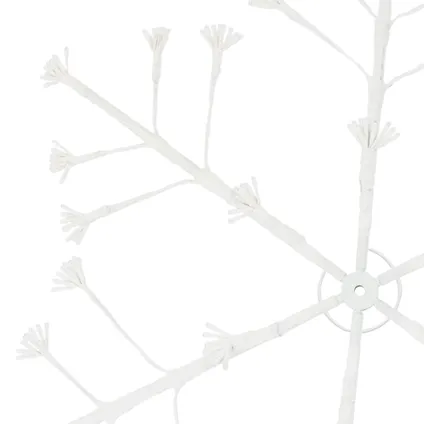 ECD Germany LED Snowflake met 288 warm witte LED's, 87cm, IP44 waterdicht 4
