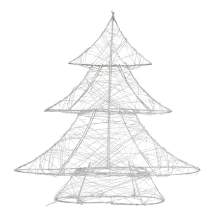 ECD Germany decoratieve LED-kerstboom met 20 warmwitte LED's, 30 cm hoog, van metaal 3