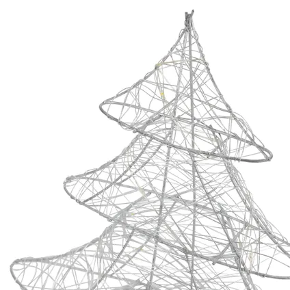 ECD Germany decoratieve LED-kerstboom met 20 warmwitte LED's, 30 cm hoog, van metaal 4