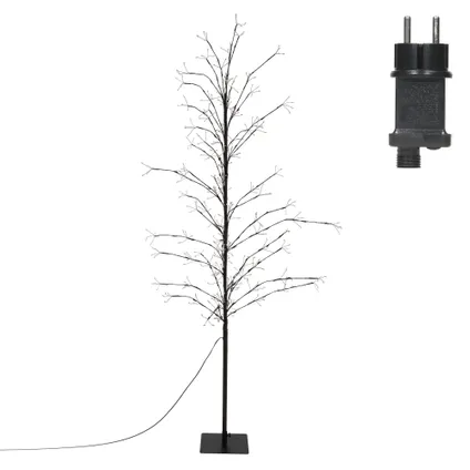 ECD Germany LED Tree 180 cm met 480 warm witte LED's, met Timer, Lichtboom Binnen & Buiten IP44 3