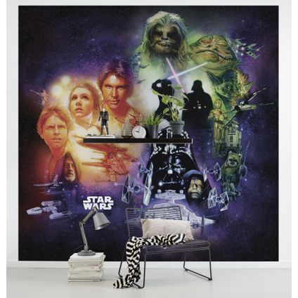 Papier peint photo Komar Star Wars Poster Collage