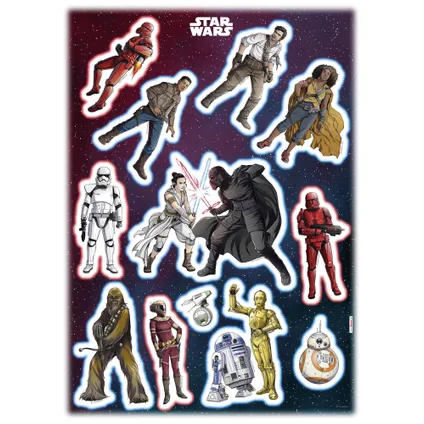 Komar Sticker Star Wars Heroes Villains 2