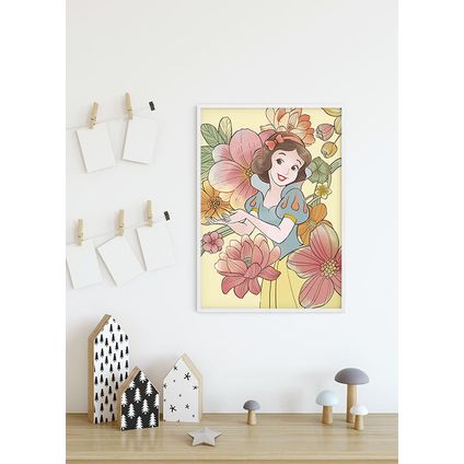 Poster Komar Blanche Neige fleurs 30 x 40 cm