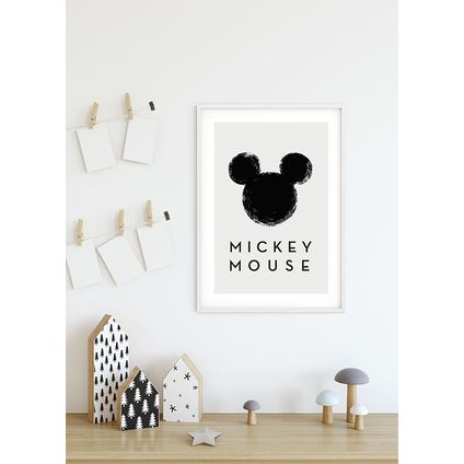 Poster Komar Mickey Mouse silhouette 30 x 40 cm