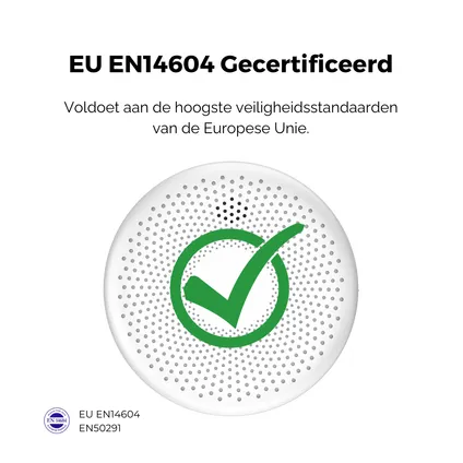 Agunto Agu-sd1 Détecteur de Fumée et de CO Intelligent - Notification via Application - Norme EU EN14604 - Wifi 3