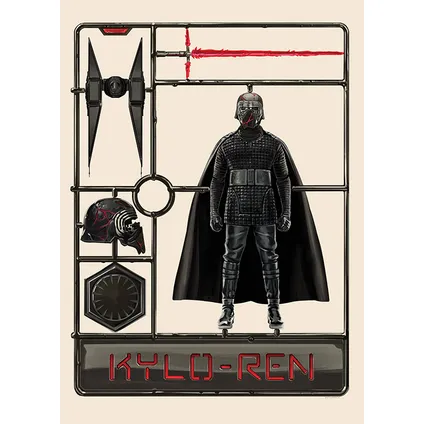 Komar Poster Star Wars speelgoed Kylo 30 x 40 cm 2