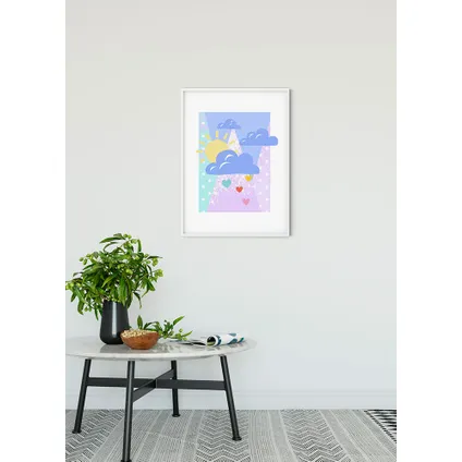 Poster Komar Winnie L'ourson nuages 40 x 50 cm
