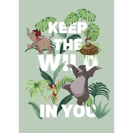 Komar Poster Jungle Book hou het wild 30 x 40 cm 2