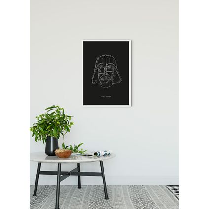 Komar Poster Star Wars lijnen Dark Side Vader 30 x 40 cm