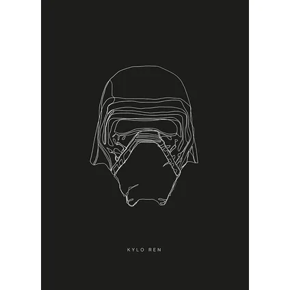 Komar Poster Star Wars lijnen Dark Side Kylo 30 x 40 cm 2
