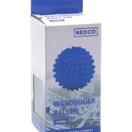 Nedco - Wasdrogerballen blauw per 2 stuks verpakt 3