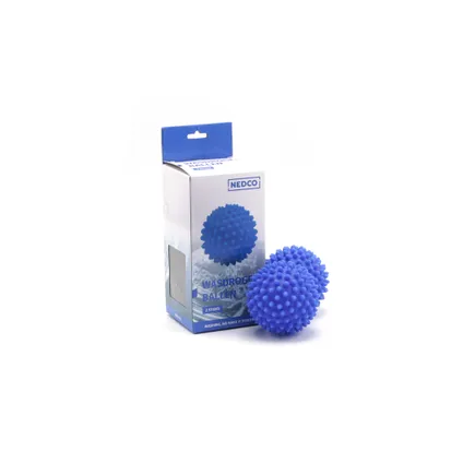 Nedco - Wasdrogerballen blauw per 2 stuks verpakt 8