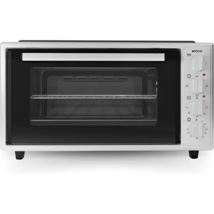 Wiggo WMO-E4562H(W) - Vrijstaande oven met kookplaat 2000 W - 45 liter - Wit 2