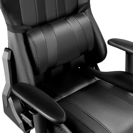 Tectake Gaming Chair Bureaustoel - Premium Racing - Zwart - Kunstleer - Verstelbaar 5