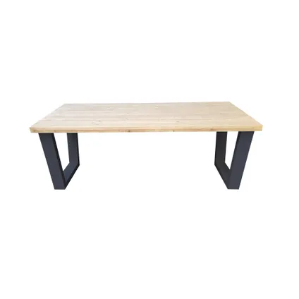 Wood4you - Table de salle à manger - New York - bois industriel 4