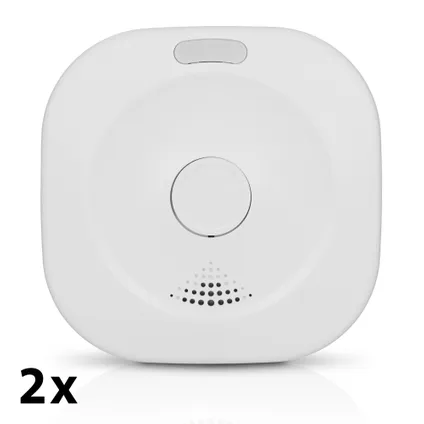 Alecto SMARTSMOKE11 2x - Smart Wifi rookmelder - 2 pack, wit 10