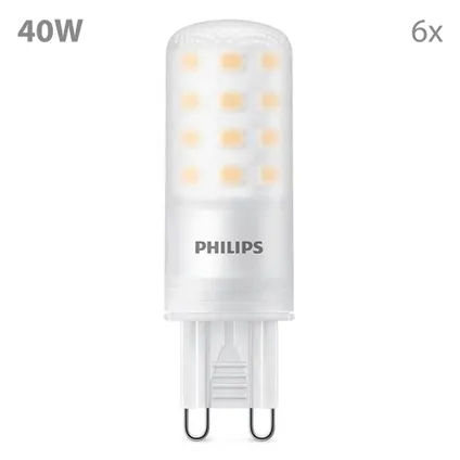 Philips Ampoule LED G9 - 40W - Dimmable - Blanc Chaude - 6 Pièces 2