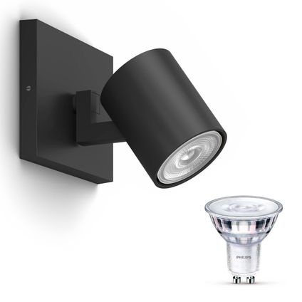 Philips Runner Spots de Plafond - Incl. LED SceneSwitch GU10 50W