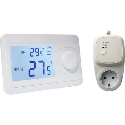 Thermostat blanc QH-Basic avec récepteur enfichable TC-400