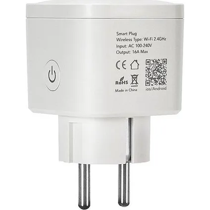 QH Slimme stekker - Google Home en Alexa - Met Tijdschakelaar - Energiemeter - 16 Ampere 2