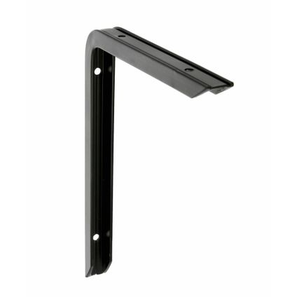 AMIG Plankdrager/steun - aluminium - zwart - H120 x B80 mm