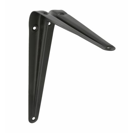 AMIG Plankdrager/planksteun - metaal - zwart - H225 x B200 mm