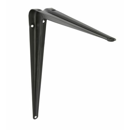 AMIG Plankdrager/planksteun - metaal - zwart - H450 x B400 mm