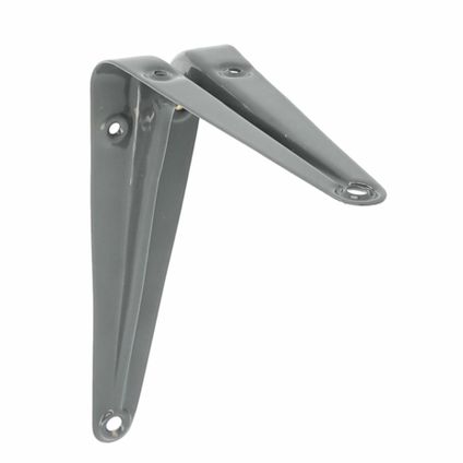 AMIG Plankdrager/planksteun - metaal - grijs - 100 x 125 mm