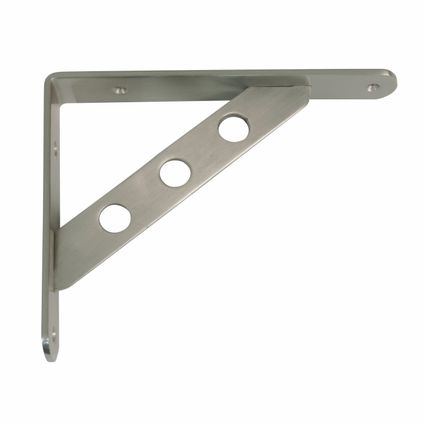 AMIG Plankdrager/steun - metaal - zilver - H250 x B195 mm