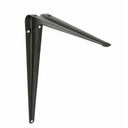AMIG Plankdrager/planksteun - metaal - zwart - H350 x B300 mm