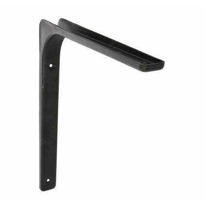 AMIG Plankdrager/planksteun - metaal - zwart - H150 x B200 mm