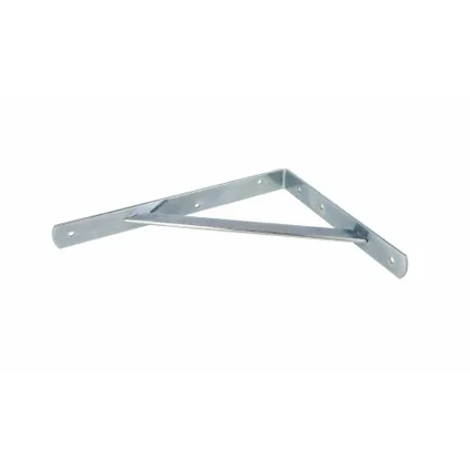 AMIG Plankdrager/steun - metaal - zilver - H400 x B275 mm 2