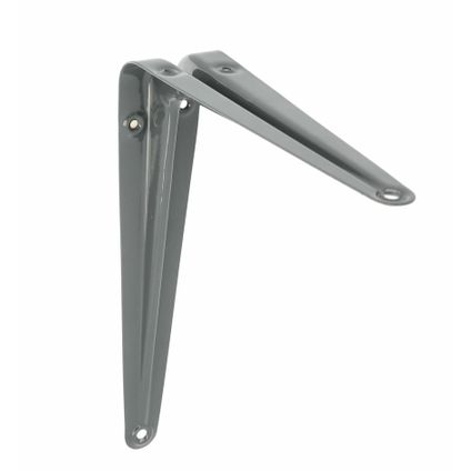 AMIG Plankdrager/planksteun - metaal - grijs - H200 x B150 mm