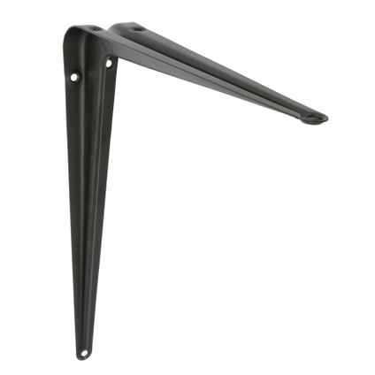 AMIG Plankdrager/planksteun - metaal - zwart - H300 x B250 mm