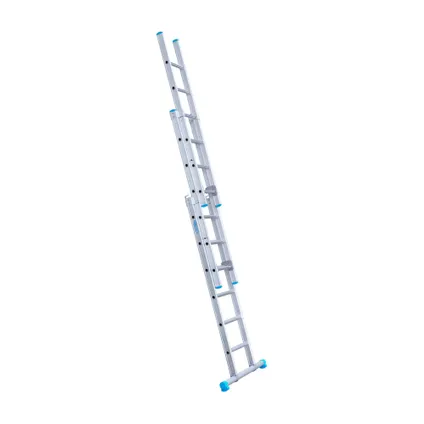 Eurostairs rechte driedelige ladder - Reform ladder - 3x6 sporten 3