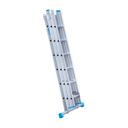 Eurostairs rechte driedelige ladder - Reform ladder - 3x6 sporten 5