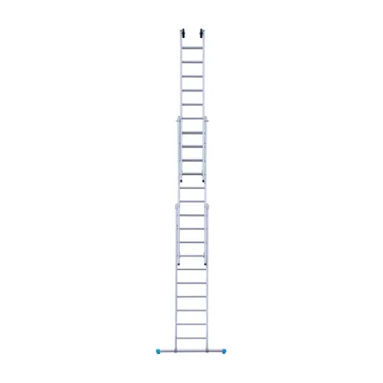 Eurostairs rechte driedelige ladder - Reform ladder - 3x8 sporten 4