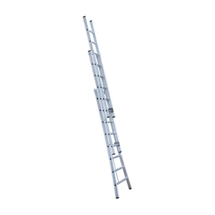 Eurostairs uitgebogen driedelige ladder - Reform ladder - 3x8 sporten 5