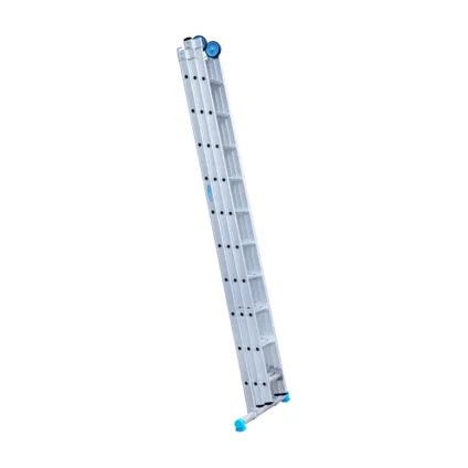 Eurostairs rechte driedelige ladder - Reform ladder - 3x10 sporten + gevelrollen 5