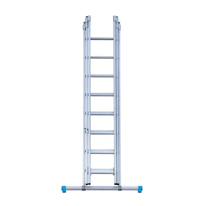 Eurostairs uitgebogen driedelige ladder - Reform ladder - 3x6 sporten 4