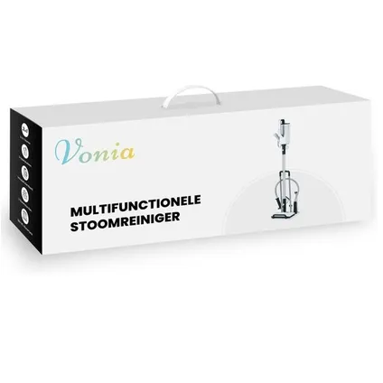 Vonia Stoomreiniger - Handstomer - 5-in-1 - Stoomreiniger - Incl. Opzetstukken en standaard 9