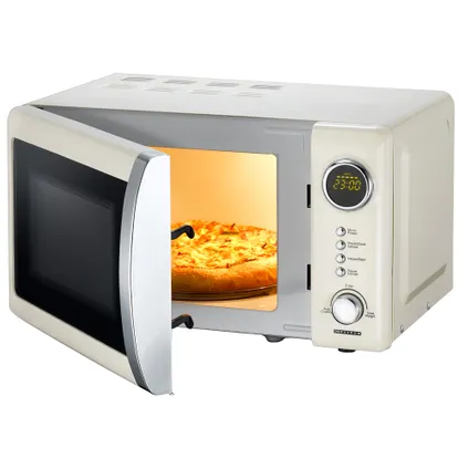Melissa 16330108 - Microw.oven, elektronisch, 20 L, crème, 700W 2