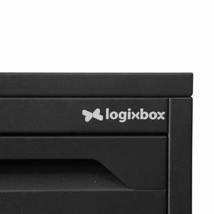 Logixbox pakketbrievenbus Frontbox Inbouw Grijs 10