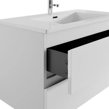 Meuble de salle de bain Angela 100 cm - Badplaats - Blanc brillant 4