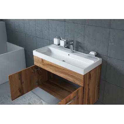 Meuble de salle de bain Paso 01 - Badplaats - 80 cm - Chene - Armoire meuble 5