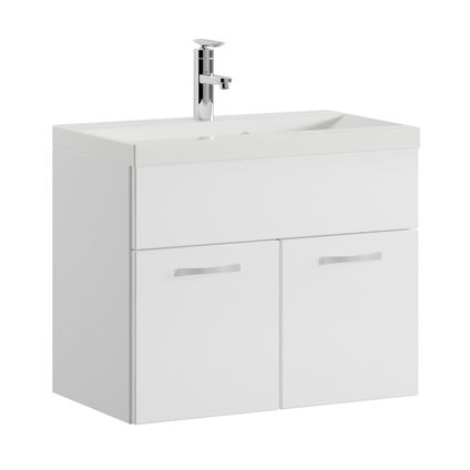 Meuble de salle de bain Montreal 01 60 cm - Badplaats - Blanc Brillant - Armoire