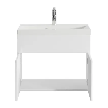 Meuble de salle de bain Montreal 01 60 cm - Badplaats - Blanc Brillant - Armoire 2