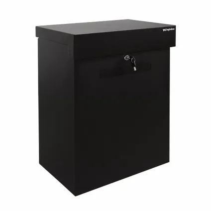 Boîte à colis Logixbox Topbox-XL Fente de boîte aux lettres Noir 2